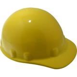 Fibre-Metal ANSI Type I Class E Rated 8-Point Ratchet Adjustment Hard Hat Size 6-1/2 to 8 Yellow Standard Brim