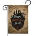 Ornament Collection 13 x 18.5 in. Happy Halloween Boo Garden Flag with Fall Double-Sided Decorative Vertical Flags House Decoration Banner Yard Gift