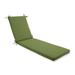 Pillow Perfect Outdoor/Indoor Forsyth Kiwi Chaise Lounge Cushion 80x23x3