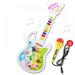 Guitar Toys/Toy Guitar for Toddlers/Music Electric Guitar Kids Musical Instruments Educational Toys for Children Toy Gift Sound and Lights/Toy Guitar for Kids Ages 3-5