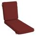 Arden Selections ProFoam Performance Outdoor Chaise Lounge Cushion 46 x 21 Classic Red