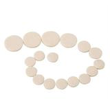 17pcs/set Replacement Bass Clarinet Pads for Wind Woodwind Instrument Parts