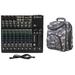 Mackie 1202VLZ4 12-Channel Compact Analog Mixer w/ 4 ONYX Preamps + CAMOPACK