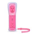 Motion Plus Remote Controller for Nintendo Wii / Wii U Console Video Games with Case Pink