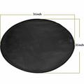 Round Under Grill Mat Fireproof Grill Pad for Outdoor Portable Charcoal Grills