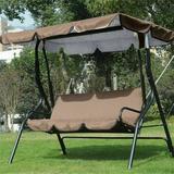 WOXINDA Patio Swing Canopy Cover Set Swing Replacement Swing Cushion Cover