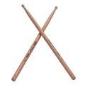 Walmeck One Pair of 7A Wooden Drumsticks Drum Sticks Hickory Wood Drum Set Accessories