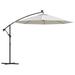 vidaXL Cantilever Umbrella Parasol with Solar LEDs Patio Umbrella Sunshade