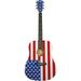 Main Street Guitars MAAF 40.5 Dreadnought Acoustic Guitar Spruce with American Flag Design