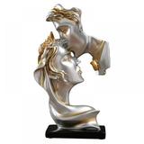 Valentines Day Decoration Sculpture Abstract Lovers Statues Home Decor Kiss Sculpture Valentine s Day Wedding Gift