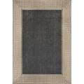 nuLOOM Asha Simple Border Indoor/Outdoor Area Rug 8 x 10 Dark Gray