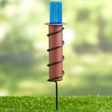 Floating Copper Rain Gauge - Garden Stake for Outdoors