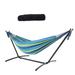 Zprotect Double Hammock Chair Two Person Adjustable Hammock Bed with Steel Stand and Carry Bag 250lb Capacity