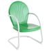 Crosley Furniture Griffith Metal Outdoor Patio Chair in Grasshopper Green