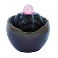 Ore International Cascading Tabletop Fountain with LED Light
