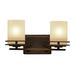 5077OZ-Kichler Lighting-Hendrik - 2 light Bath Fixture - with Soft Contemporary inspirations - 7.75 inches tall by 14.5 inches wide-Olde Bronze Finish