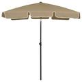 Beach Umbrella Taupe 70.9 x47.2