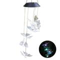 SolarEra Solar Butterfly LED Wind Chimes Outdoor Waterproof LED for Garden Holiday Christmas Valentines Day Decor