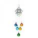Pretty Comy Colorful Crystal Hanging Wind Chimes Garden Office Vintage Pendant Outdoor Indoor Hanging Ornament Home Decoration Crafts Style 6