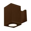 Wac Lighting Dc-Ws05-Ss Cube Architectural 1 Light 7 Tall Led Outdoor Wall Sconce -