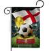 Ornament Collection 13 x 18.5 in. World Cup England Sports Soccer Double-Sided Vertical House Decoration Banner Garden Flag - Yard Gift