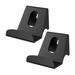 Grofry 2Pcs Game Handle Hook Wall-mounted Universal Wireless Controller Hanging Storage Rack for Home Black