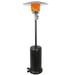 Outdoor Patio Heater Seizeen 47 000 BTU Heavy Duty Tall Propane Heater Fast Ignition Round Freestanding Heater with Wheels for Garden Deck Yard Restaurant Cafe Bronze