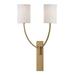 Hudson Valley Lighting 732 Colton 2 Light 25 Tall Wall Sconce - Brass