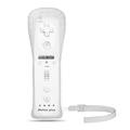 2in1 Motion Plus Remote Controller for Nintendo Wii / Wii U Console Video Games with Case White