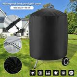 MTFun Kettle BBQ Grill Cover Barbecue Grill Cover for Weber Charcoal Kettle Heavy Duty Waterproof Smoker Cover Round Grill Covers Dome Gas Outdoor Electric Grill Cover for Char-Broil