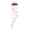 Feltree Home Decor Clearance Solar Color Changing LED Angel Wind Chimes Home Garden Yard Decor Light Lamp