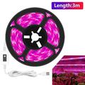 TSV LED Grow Light Strips 3M Waterproof LED Plant Light with Induction Switch for All Stages of Plant Growth and Aquarium Greenhouse Hydroponic Plant Garden Flowers