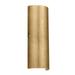 8193GF-LED-SN-Besa Lighting-Torre 18-20W 2 LED Wall Sconce-7 Inches Wide by 17.75 Inches High-Satin Nickel Finish-Gold Foil Glass Color-LED Lamping