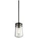 Kichler Lyndon 11 3/4 High Seedy Glass Outdoor Pendant