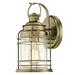 Westinghouse Lighting Kellen One-Light Outdoor Wall Fixture Antique Brass Brass Antiqued