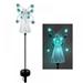 Solar Angel Garden Stake Lights LED Garden Decorations Multicolor Angel Solar Outdoor Garden Lights Cemetery Decorations for Grave Yard Memory Sympathy Gifts Favor