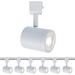 WAC Lighting Charge 10W LED Aluminum Track Head for H Track in White (Set of 6)