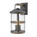 3 Light Large Outdoor Wall Lantern in Coastal Style 10.5 inches Wide By 19.75 inches High-Aged Zinc Finish-Incandescent Lamping Type Bailey Street