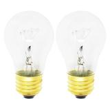 2-Pack Replacement Light Bulb for Frigidaire LFEF3016NWB Range / Oven - Compatible Frigidaire 316538901 Light Bulb