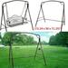 Goorabbit Hammock Stand Stainless Steel Swing Frame Metal Porch Swing Stand Heavy Weight Capacity Iron Art Swing Frame for Adult Outdoor Garden Park Swing
