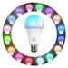 Special Buys! ZL Smart WiFi Bulb Supports AlexaGoogle RGBWW Smart Bulb Voice Control Color-changing Vibrato LED Bulb Light 9W Multi-color Bulb