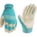 Wells Lamont HydraHyde Women s Indoor/Outdoor Work Gloves Teal M 1 pair