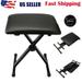 Piano Keyboard Folding Stool - Adjustable Padded Keyboard Bench Piano Stool Small Portable Stand and Piano Seat Set for Practice Or Performance