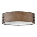 Hinkley Lighting - Sawyer - 3 Light Medium Outdoor Flush Mount in Rustic Style -