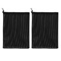 Papaba Pump Barrier Bag 2Pcs Folding Pond Large Pump Barrier Bag Strainer Drawstring Filter Mesh Pouch