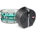 DW Design Series Sea Glass Acrylic Snare Drum Chrome Hardware With SKB Case