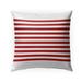 Grelly White & Red Outdoor Pillow by Kavka Designs