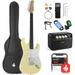 Donner Solid Body 39 Inch Full Size Electric Guitar Kit Beginner Starter with Amplifier Bag Capo Strap String Tuner Cable Picks DST-100R