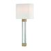 2-Light Wall Sconce 8 inches Wide By 21.5 inches High-Aged Brass Finish Bailey Street Home 116-Bel-2973081