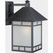 Drexel 1 LT 10 Outdoor Wall Fixture w/ Frosted Seed Glass